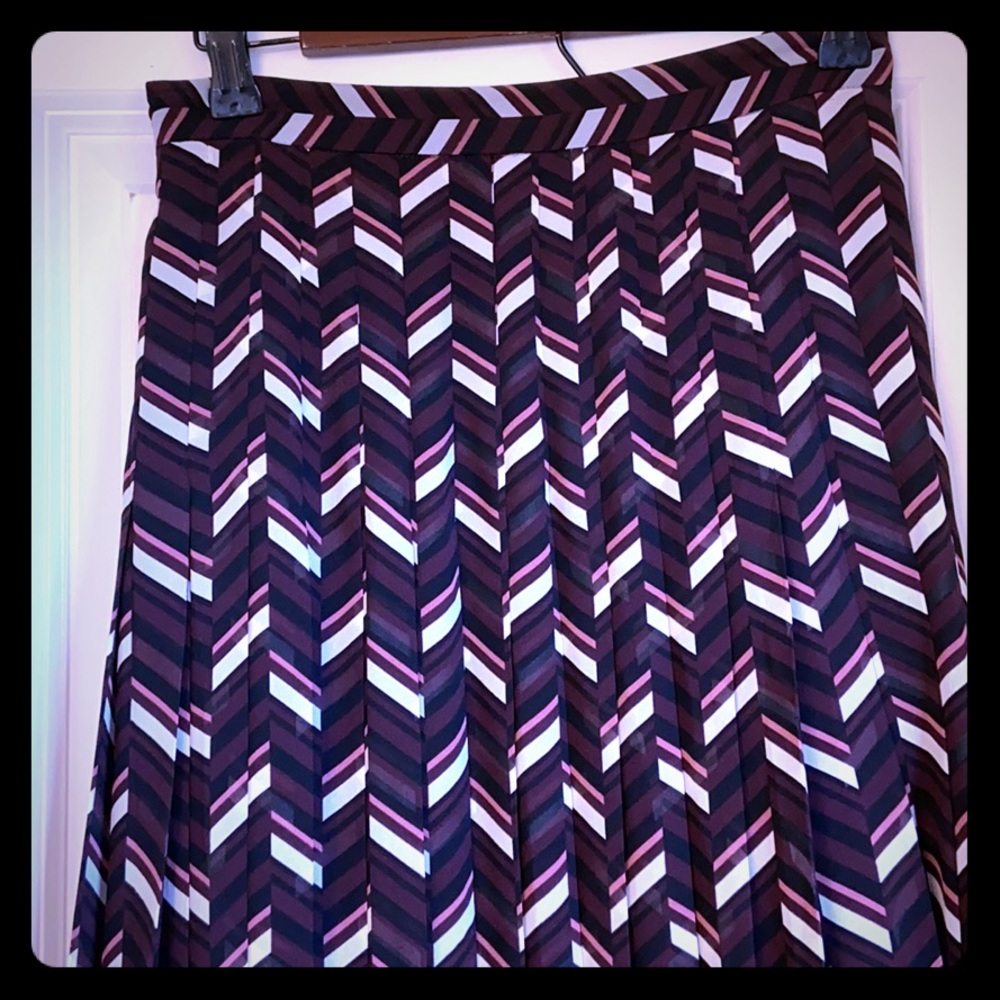Michael Kors Midi Pleated Skirt - Size 14